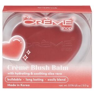 BNIB The Crème Shop Creme Blush Balm - Lovestruck